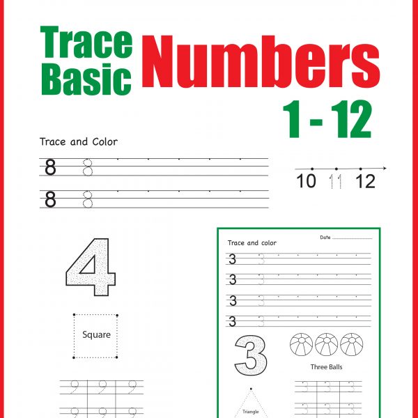 Trace Basic Numbers 1 - 12
